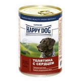 Happy Dog \ Хэппи Дог консервы для собак Теленок/сердце