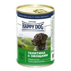 Happy Dog \ Хэппи Дог консервы для собак Теленок/овощи