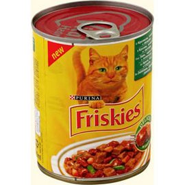 Friskies \ Фрискис консервы для кошек Кролик и Печень с Овощами