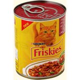 Friskies \ Фрискис консервы для кошек кусочки в желе Птица Печень с Овощами