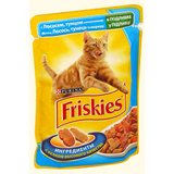 Friskies \ Фрискис консервы для кошек Лосось, Тунец с Морковью