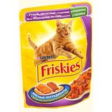 Friskies \ Фрискис консервы для кошек Утка с Печенью и Морковью