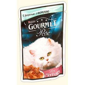 Gourmet Perle \ Гурме ПЕРЛ консервы для кошек Форель в маринаде (Пауч)