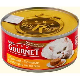 Gourmet \ Гурме консервы для кошек Курица с Почками (Паштет)