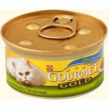 Gourme Gold \ Гурме Голд Дуо консервы для кошек Кролик с Печенью кусочки в подливе