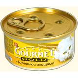 Gourme Gold \ Гурме Голд консервы для кошек Форель с Овощами кусочки в подливе