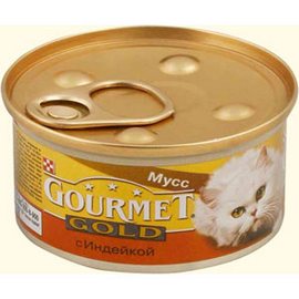 Gourme Gold \ Гурме Голд консервы для кошек Индейка (Паштет)
