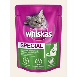 Whiskas \ Вискас консервы для кошек, постоянно живущих в помещенииr