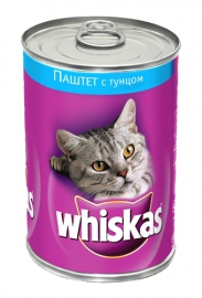 Whiskas \ Вискас консервы для кошек Паштет с тунцом