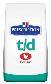 Hills Prescription Diet Feline T/D \ Хиллс Диета сух.д/кошек T/D лечение заболеваний полости рта